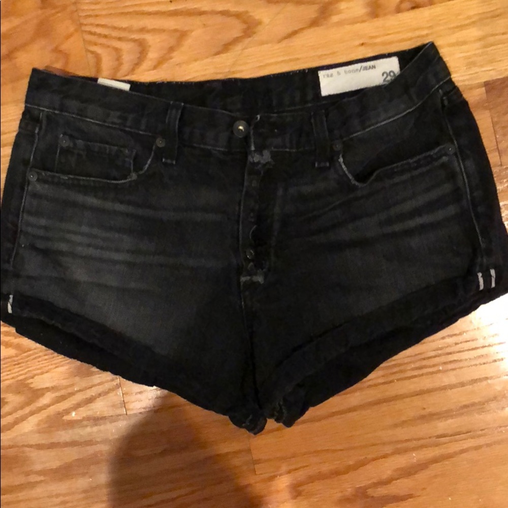 Rag & Bone black denim shirt